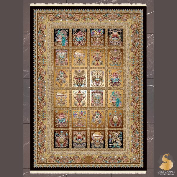 persian carpet - code V2628